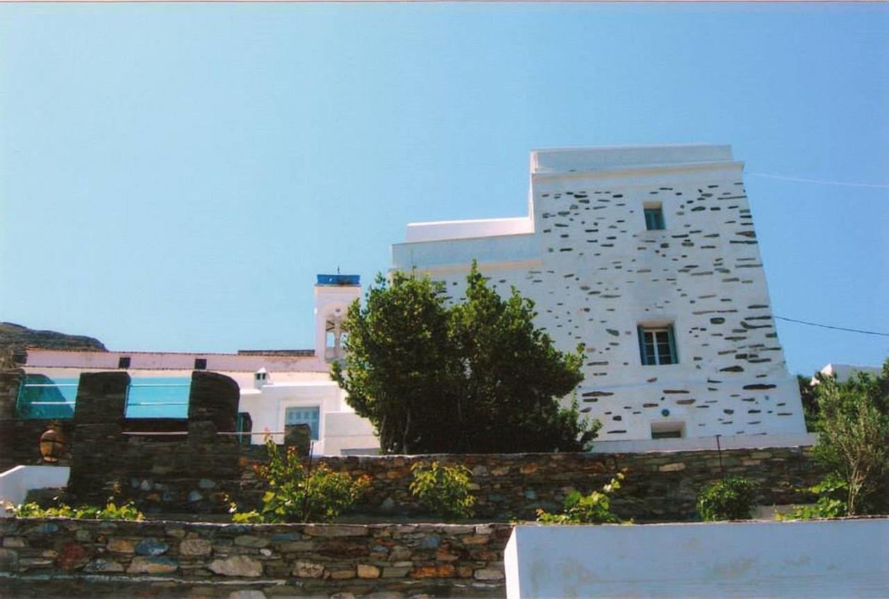 "Aura" Apt In Stone Tower 1690 • Andros Aidonia  Exterior foto
